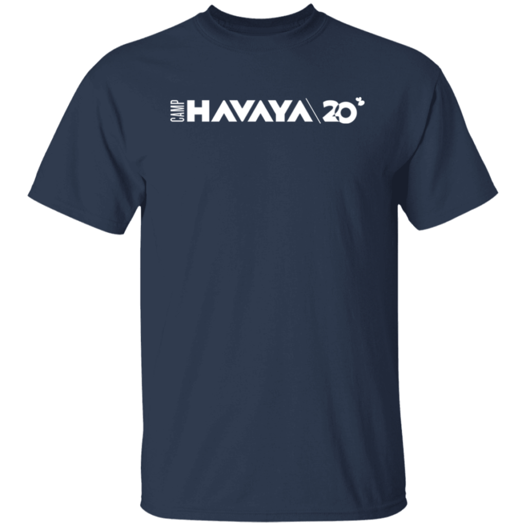 20th Anniversary Camp Havaya logo T-Shirt
