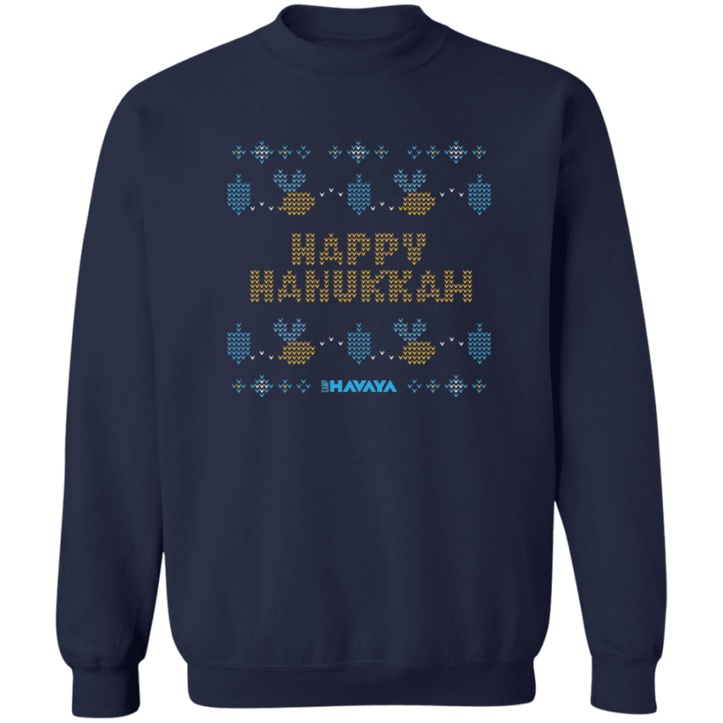 A 'Knitted' Hanukkah Sweater